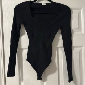 Sweetheart neckline bodysuit